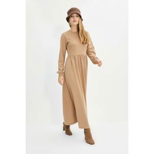 Trendyol Beige Knitted Dress