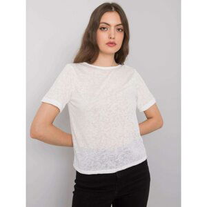 Ecru melange casual blouse Giselle RUE PARIS