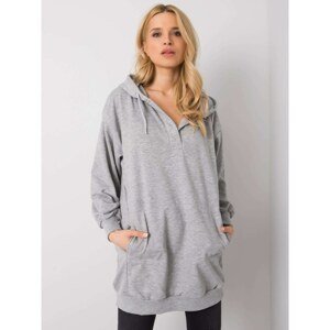 Grey women's hoodie