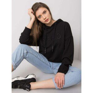 Women's black hoodie