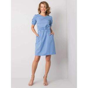 Blue women's casual dress