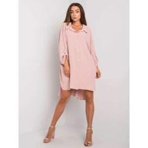 Dusty pink dress with collar