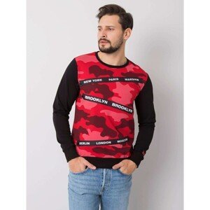 Men's Red Camo Sweatshirt