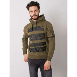 Khaki men's hoodie