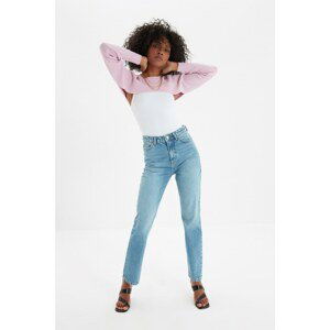 Trendyol Light Blue High Waist Bootcut Jeans