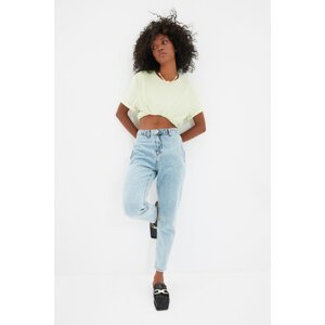 Trendyol Blue High Waist Mom Jeans