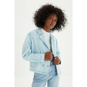 Trendyol Light Blue Blazer Denim Jacket