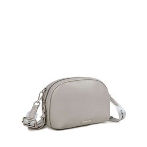 LUIGISANTO Gray women's handbag with a belt