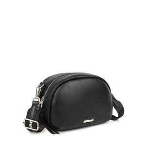 LUIGISANTO Ladies' black handbag with a belt