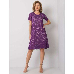 Purple lace dress by Lulu