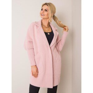 Powder pink Nora alpaca coat