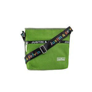 Green women's shoulder bag in an urban style