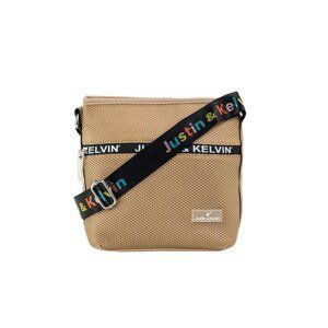 Dark beige women's shoulder bag in an urban style