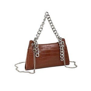 Brown eco leather handbag