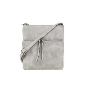Gray women's eco-leather handbag