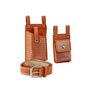 Orange women's belt sachets