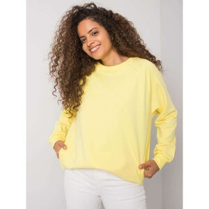 Yellow sweatshirt with pockets