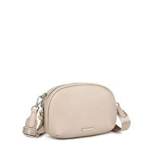 LUIGISANTO Ladies' beige handbag with a belt
