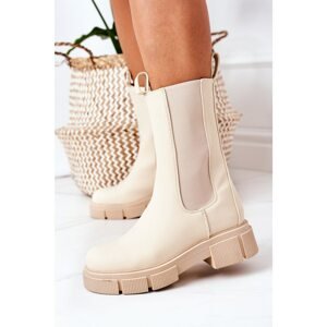 Insulated Chelsea Boots Beige Must Have