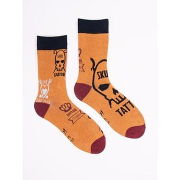 Yoclub Unisex's Cotton Socks Patterns Colors SK-54/UNI/016