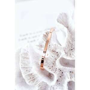 Bracelet with cubic zirconia rose gold