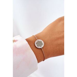 Bracelet with zirconia rose gold