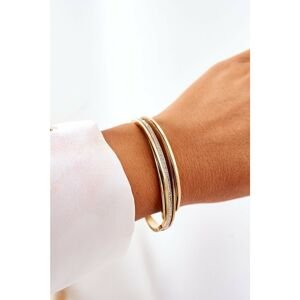 Bracelet with cubic zircon gold