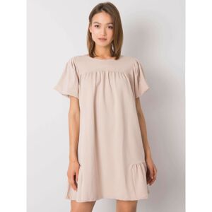 Beige cotton dress Liliyana RUE PARIS