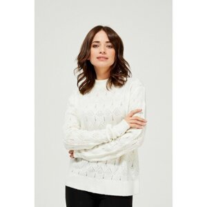Openwork sweater - white
