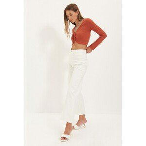 Trendyol Tile Ruffle Detailed Knitted Blouse