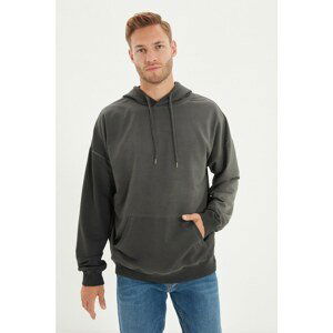Trendyol Sweatshirt - Gray - Regular