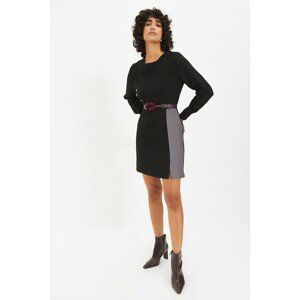 Trendyol Black Color Block Dress