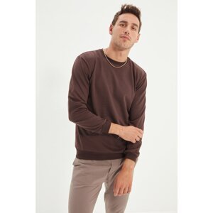 Trendyol Sweatshirt - Brown - Regular