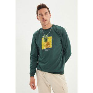 Trendyol Emerald Green Men's Regular Fit Sweatshirt