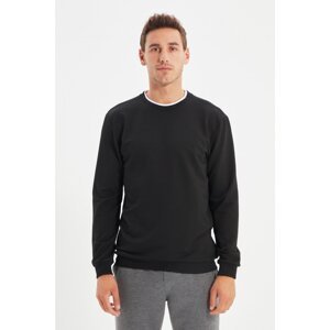Trendyol Black Men's Basic Regular Fit Sweatshirt