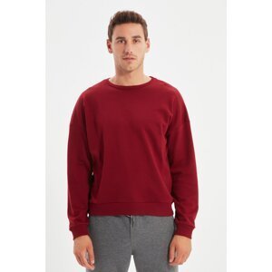 Trendyol Claret Red Men's Oversize Fit Sweatshirt