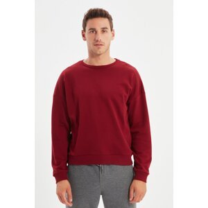 Trendyol Claret Red Men's Oversize Fit Sweatshirt