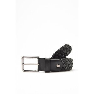 Trendyol Black Men's Faux Leather Weave Belt