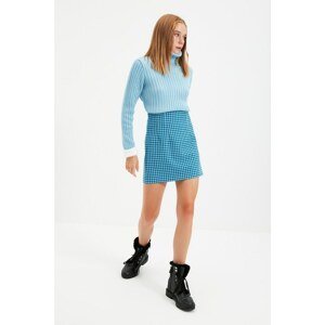 Trendyol Light Blue Turtleneck Knitwear Sweater