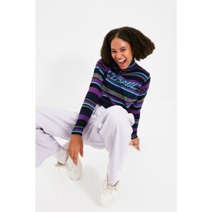 Trendyol Navy Blue Turtleneck Knitwear Sweater