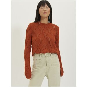 Trendyol Tile Openwork Crewneck Knitwear Sweater