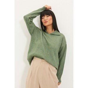 Trendyol Sweater - Blue - Relaxed