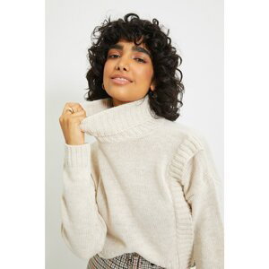 Trendyol Sweater - Beige - Regular