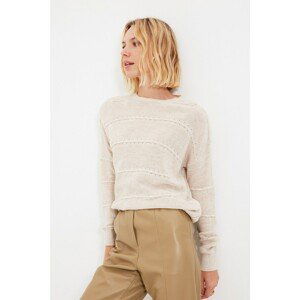 Trendyol Stone Knit Detailed Knitwear Sweater