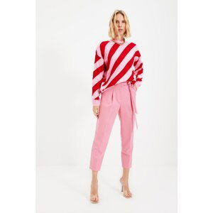 Trendyol Pink Jacquard Knitwear Sweater