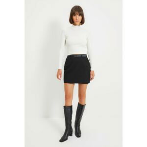 Trendyol Black Belted Skirt
