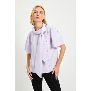 Trendyol Lilac High Collar Blouse
