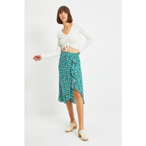 Trendyol Green Ruffle Skirt