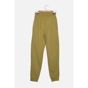 Trendyol Khaki Basic Jogger Bedstead Stitched Knitted Sweatpants