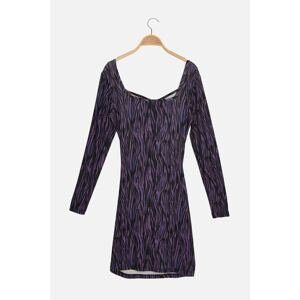 Trendyol Multicolored Cut Out Detailed Knitted Dress